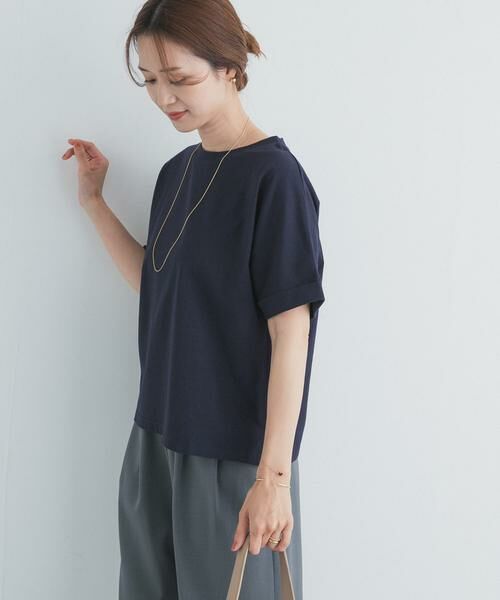 URBAN RESEARCH DOORS / アーバンリサーチ ドアーズ Tシャツ | 『UR TECH』コットンロールスリーブプルオーバー | 詳細5