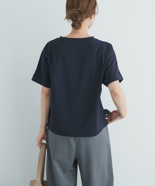 URBAN RESEARCH DOORS / アーバンリサーチ ドアーズ Tシャツ | 『UR TECH』コットンロールスリーブプルオーバー | 詳細6