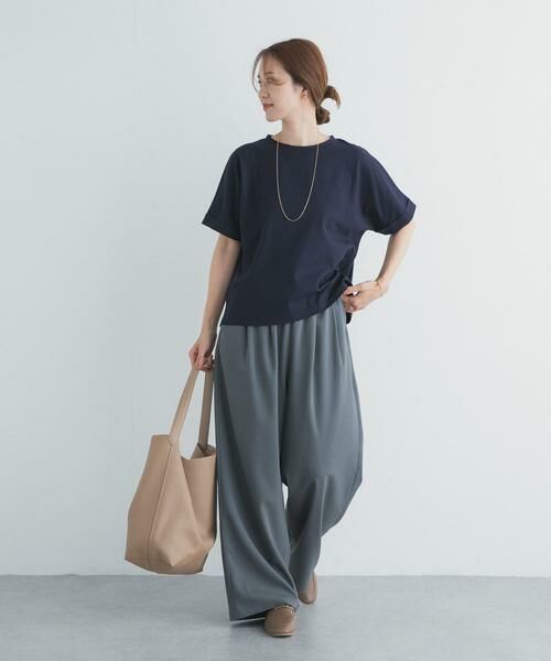 URBAN RESEARCH DOORS / アーバンリサーチ ドアーズ Tシャツ | 『UR TECH』コットンロールスリーブプルオーバー | 詳細7