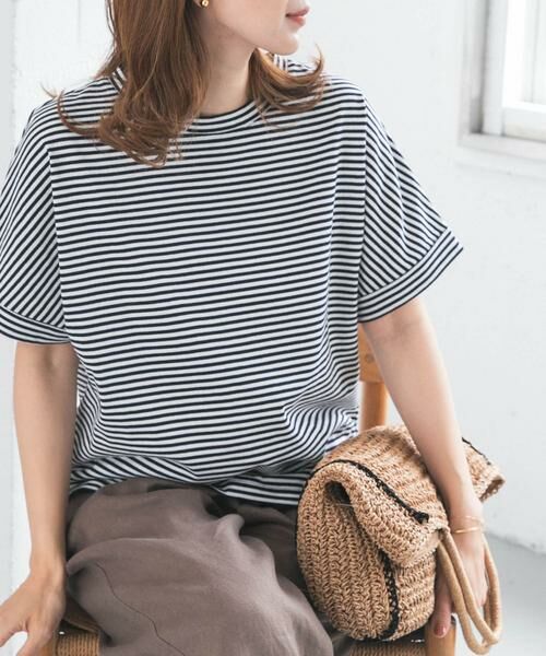 URBAN RESEARCH DOORS / アーバンリサーチ ドアーズ Tシャツ | 『UR TECH』コットンロールスリーブプルオーバー | 詳細26