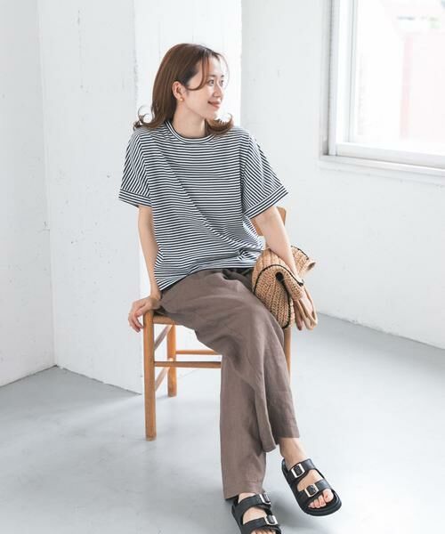 URBAN RESEARCH DOORS / アーバンリサーチ ドアーズ Tシャツ | 『UR TECH』コットンロールスリーブプルオーバー | 詳細28