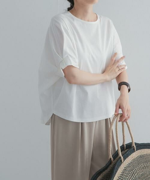 URBAN RESEARCH DOORS / アーバンリサーチ ドアーズ Tシャツ | 『UR TECH』サマシェアタックスリーブプルオーバー | 詳細23
