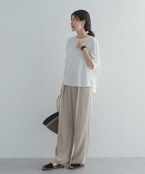 URBAN RESEARCH DOORS / アーバンリサーチ ドアーズ Tシャツ | 『UR TECH』サマシェアタックスリーブプルオーバー | 詳細24