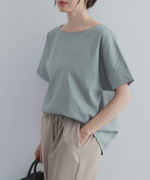URBAN RESEARCH DOORS / アーバンリサーチ ドアーズ Tシャツ | 『UR TECH』サマシェアバックポイントプルオーバー | 詳細1