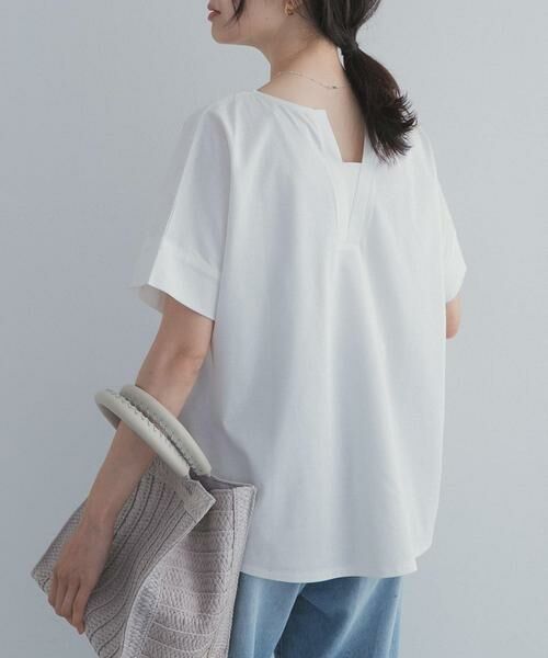 URBAN RESEARCH DOORS / アーバンリサーチ ドアーズ Tシャツ | 『UR TECH』サマシェアバックポイントプルオーバー | 詳細27