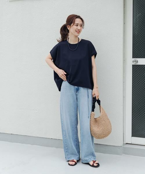 URBAN RESEARCH DOORS / アーバンリサーチ ドアーズ Tシャツ | 『UR TECH』汗染み防止ドルマンTシャツ | 詳細18