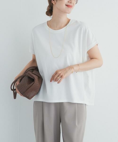 URBAN RESEARCH DOORS / アーバンリサーチ ドアーズ Tシャツ | 『UR TECH』汗染み防止ドルマンTシャツ | 詳細24