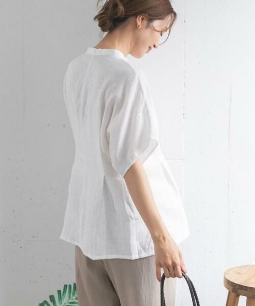 URBAN RESEARCH DOORS / アーバンリサーチ ドアーズ シャツ・ブラウス | リネンウエストタックスキッパーブラウス | 詳細27