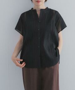 URBAN RESEARCH DOORS / アーバンリサーチ ドアーズ シャツ・ブラウス | コットンレース切替ブラウス