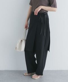 URBAN RESEARCH DOORS / アーバンリサーチ ドアーズ その他パンツ | ラップレイヤードストレートパンツ