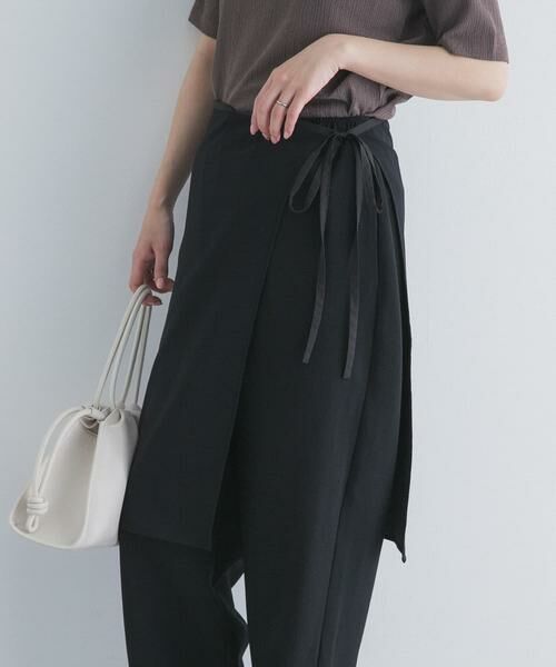 URBAN RESEARCH DOORS / アーバンリサーチ ドアーズ その他パンツ | ラップレイヤードストレートパンツ | 詳細6