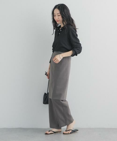 URBAN RESEARCH DOORS / アーバンリサーチ ドアーズ その他パンツ | ラップレイヤードストレートパンツ | 詳細16