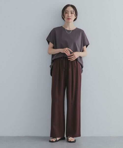 URBAN RESEARCH DOORS / アーバンリサーチ ドアーズ その他パンツ | リネンリヨセルイージーパンツ | 詳細7