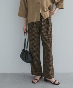 URBAN RESEARCH DOORS / アーバンリサーチ ドアーズ その他パンツ | プリントストレートイージーパンツ