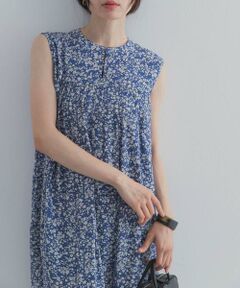 URBAN RESEARCH DOORS / アーバンリサーチ ドアーズ ワンピース | フラワープリントノースリーブワンピース