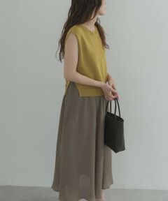 URBAN RESEARCH DOORS / アーバンリサーチ ドアーズ ワンピース | 『WEB限定』バイカラーニットドッキングワンピース