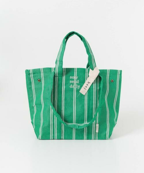 URBAN RESEARCH DOORS / アーバンリサーチ ドアーズ トートバッグ | 『別注』beej×DOORS　ストライプトートバッグ | 詳細5