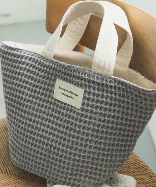 URBAN RESEARCH DOORS / アーバンリサーチ ドアーズ トートバッグ | 『別注』beej×DOORS　ワッフルトートバッグ | 詳細5