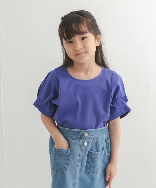 URBAN RESEARCH DOORS / アーバンリサーチ ドアーズ トップス | 『150サイズあり』『親子リンク』『UR TECH』サマシェアタックプルオーバー(KIDS)(ロイヤルブルー)