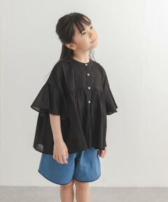 URBAN RESEARCH DOORS / アーバンリサーチ ドアーズ トップス | 『親子リンク』コットンボイルピンタックブラウス(KIDS)