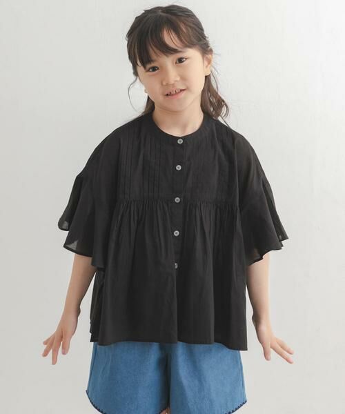 URBAN RESEARCH DOORS / アーバンリサーチ ドアーズ トップス | 『親子リンク』コットンボイルピンタックブラウス(KIDS) | 詳細8