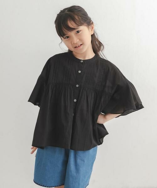 URBAN RESEARCH DOORS / アーバンリサーチ ドアーズ トップス | 『親子リンク』コットンボイルピンタックブラウス(KIDS) | 詳細9
