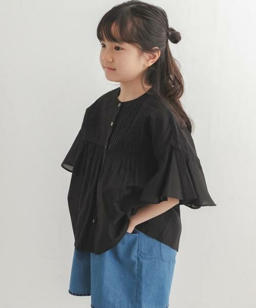 URBAN RESEARCH DOORS / アーバンリサーチ ドアーズ トップス | 『親子リンク』コットンボイルピンタックブラウス(KIDS) | 詳細10