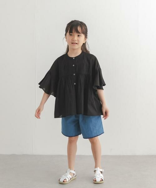 URBAN RESEARCH DOORS / アーバンリサーチ ドアーズ トップス | 『親子リンク』コットンボイルピンタックブラウス(KIDS) | 詳細12