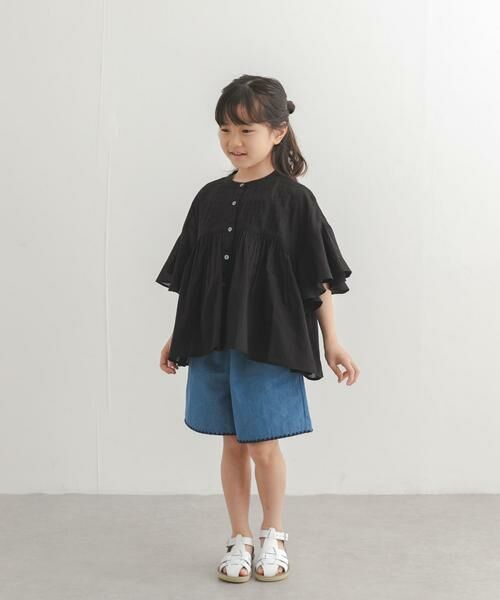 URBAN RESEARCH DOORS / アーバンリサーチ ドアーズ トップス | 『親子リンク』コットンボイルピンタックブラウス(KIDS) | 詳細13