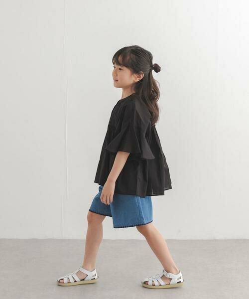 URBAN RESEARCH DOORS / アーバンリサーチ ドアーズ トップス | 『親子リンク』コットンボイルピンタックブラウス(KIDS) | 詳細14