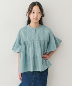 URBAN RESEARCH DOORS / アーバンリサーチ ドアーズ トップス | 『150サイズ』『親子リンク』コットンボイルピンタックブラウス(KIDS)