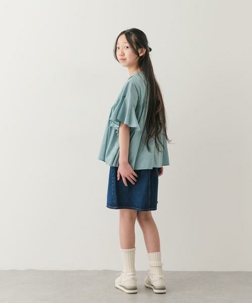 URBAN RESEARCH DOORS / アーバンリサーチ ドアーズ トップス | 『150サイズ』『親子リンク』コットンボイルピンタックブラウス(KIDS) | 詳細6