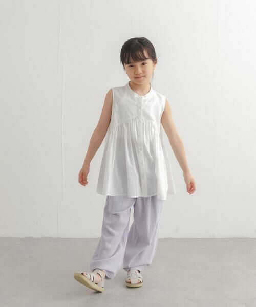 URBAN RESEARCH DOORS / アーバンリサーチ ドアーズ パンツ | 裾ボタン2WAYタックパンツ(KIDS) | 詳細9