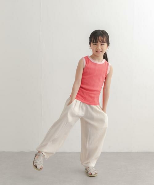 URBAN RESEARCH DOORS / アーバンリサーチ ドアーズ パンツ | 裾ボタン2WAYタックパンツ(KIDS) | 詳細25