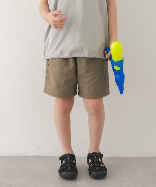 URBAN RESEARCH DOORS / アーバンリサーチ ドアーズ パンツ | 撥水ショーツ(KIDS)（カーキ）
