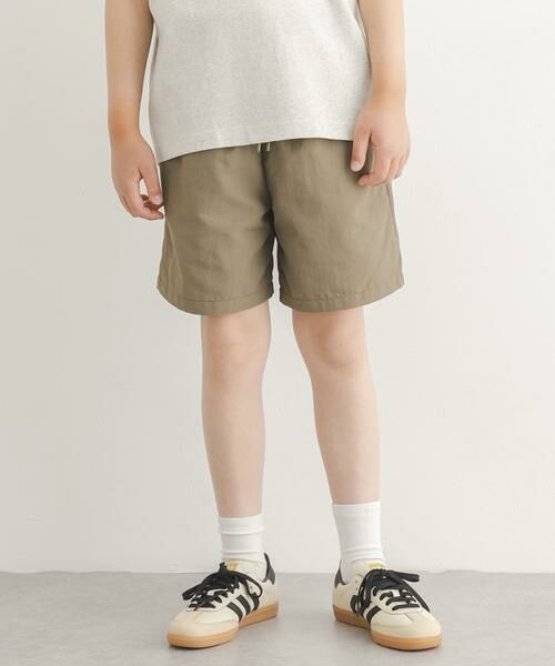 URBAN RESEARCH DOORS / アーバンリサーチ ドアーズ パンツ | 『150サイズ』撥水ショーツ(KIDS)（カーキ）