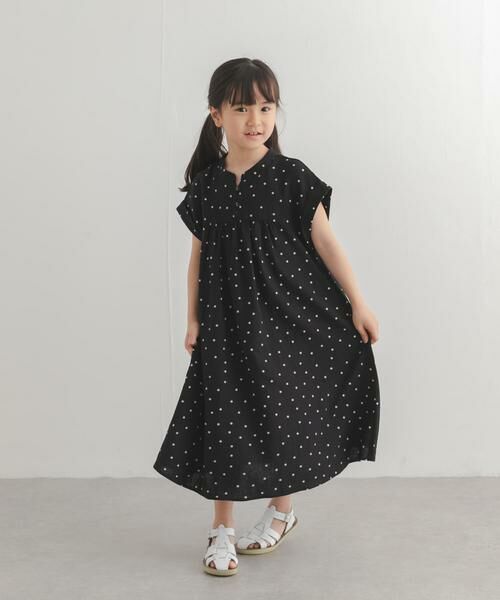 URBAN RESEARCH DOORS / アーバンリサーチ ドアーズ ワンピース | 『親子リンク』リネンリヨセルドットワンピース(KIDS) | 詳細2