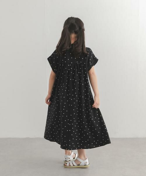 URBAN RESEARCH DOORS / アーバンリサーチ ドアーズ ワンピース | 『親子リンク』リネンリヨセルドットワンピース(KIDS) | 詳細4