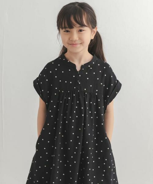 URBAN RESEARCH DOORS / アーバンリサーチ ドアーズ ワンピース | 『親子リンク』リネンリヨセルドットワンピース(KIDS) | 詳細6