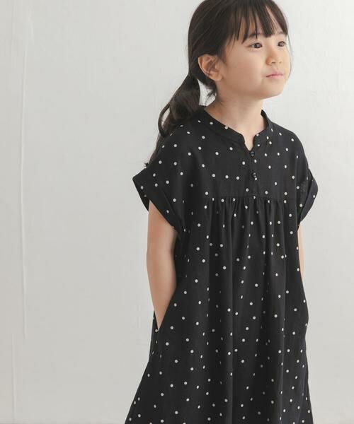 URBAN RESEARCH DOORS / アーバンリサーチ ドアーズ ワンピース | 『親子リンク』リネンリヨセルドットワンピース(KIDS) | 詳細7