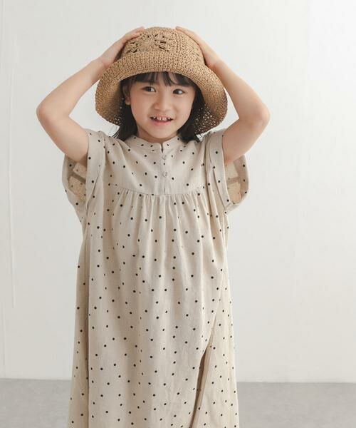 URBAN RESEARCH DOORS / アーバンリサーチ ドアーズ ワンピース | 『親子リンク』リネンリヨセルドットワンピース(KIDS) | 詳細15