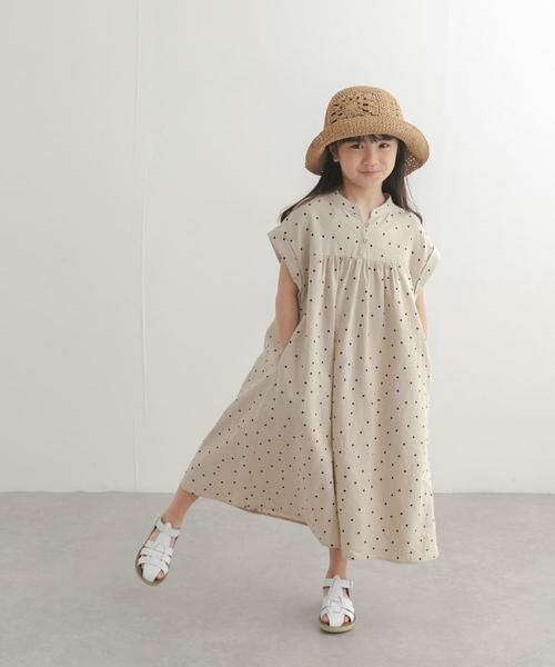 URBAN RESEARCH DOORS / アーバンリサーチ ドアーズ ワンピース | 『親子リンク』リネンリヨセルドットワンピース(KIDS) | 詳細24