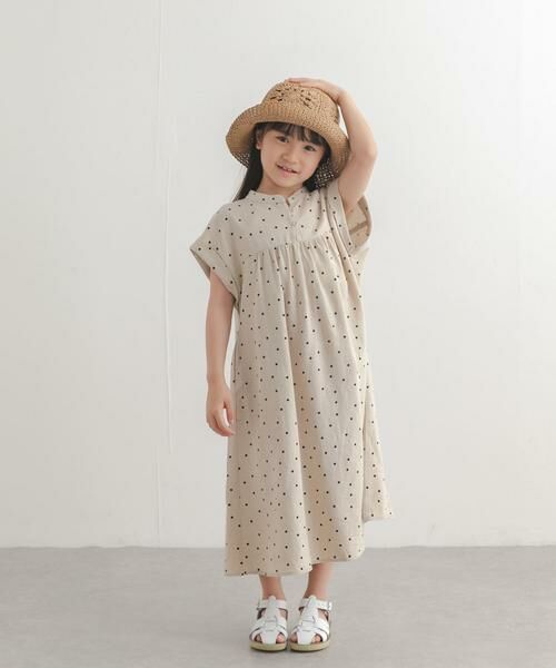 URBAN RESEARCH DOORS / アーバンリサーチ ドアーズ ワンピース | 『親子リンク』リネンリヨセルドットワンピース(KIDS) | 詳細17