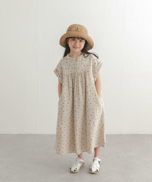 URBAN RESEARCH DOORS / アーバンリサーチ ドアーズ ワンピース | 『親子リンク』リネンリヨセルドットワンピース(KIDS) | 詳細23
