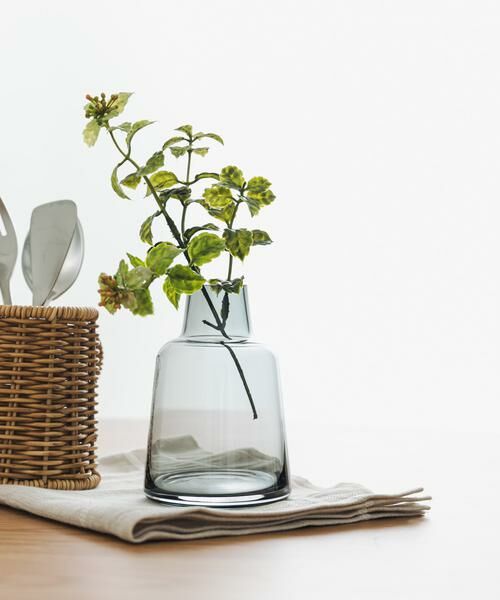 URBAN RESEARCH DOORS / アーバンリサーチ ドアーズ インテリア・インテリア雑貨 | HOLMEGAARD　Flora vase H12cm short neck（グレー）