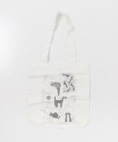 URBAN RESEARCH DOORS / アーバンリサーチ ドアーズ エコバッグ | くるみの木　トラネコボンボン リネンエコバッグ