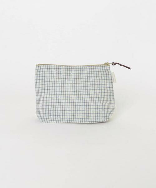 URBAN RESEARCH DOORS / アーバンリサーチ ドアーズ ポーチ | fog linen work　クリス ポーチ イーサン（ホワイト系その他）
