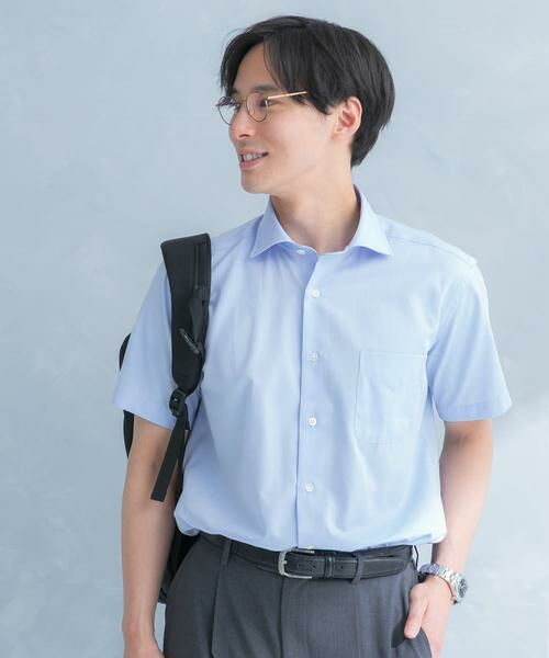 URBAN RESEARCH DOORS / アーバンリサーチ ドアーズ シャツ・ブラウス | LIFE STYLE TAILOR セミワイド半袖シャツ | 詳細2