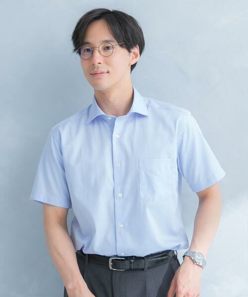 URBAN RESEARCH DOORS / アーバンリサーチ ドアーズ シャツ・ブラウス | LIFE STYLE TAILOR セミワイド半袖シャツ | 詳細4