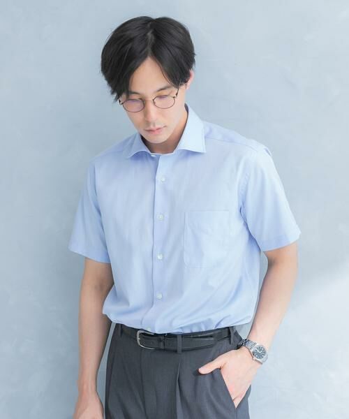 URBAN RESEARCH DOORS / アーバンリサーチ ドアーズ シャツ・ブラウス | LIFE STYLE TAILOR セミワイド半袖シャツ | 詳細5